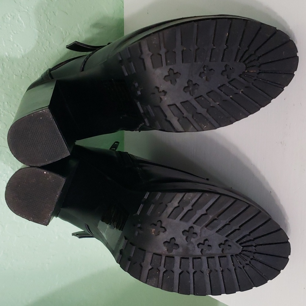 LEILA STONE black high shoes - Picture 9 of 15